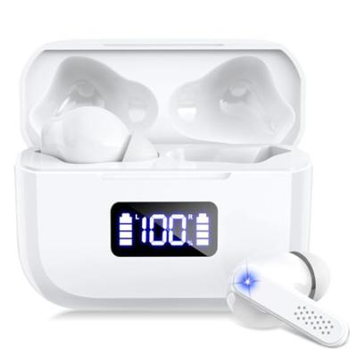 Modelo Bluetooth Utilizando el Bluetooth más reciente, estos auriculares ofrecen hasta 48 horas de música inalámbrica, tacto cómodo, IPX7, carga rápida, batería LED