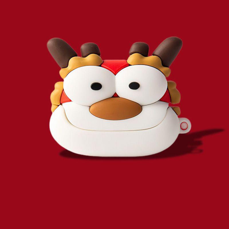 3D-Silikon für OPPO Enco Air-Hülle, Cartoon-Silikon-Schutzhülle für die drahtlose Bluetooth-Kopfhörerhülle von oppo Enco Air2