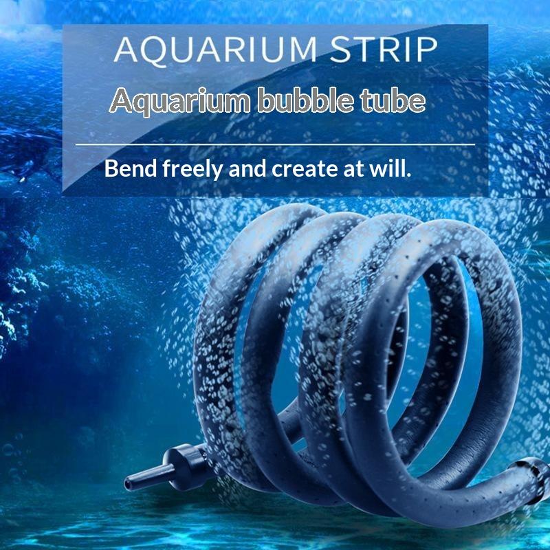 Bendable Aquarium Air Bubble Strip Uniform Tiny Bubble Output For Fish Tank Oxygen Supply And Landscape Decoration