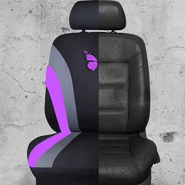 New Available Butterfly Car Seat Cover Full Set Universal Car Seat Protection Covers Car Interior Accessories