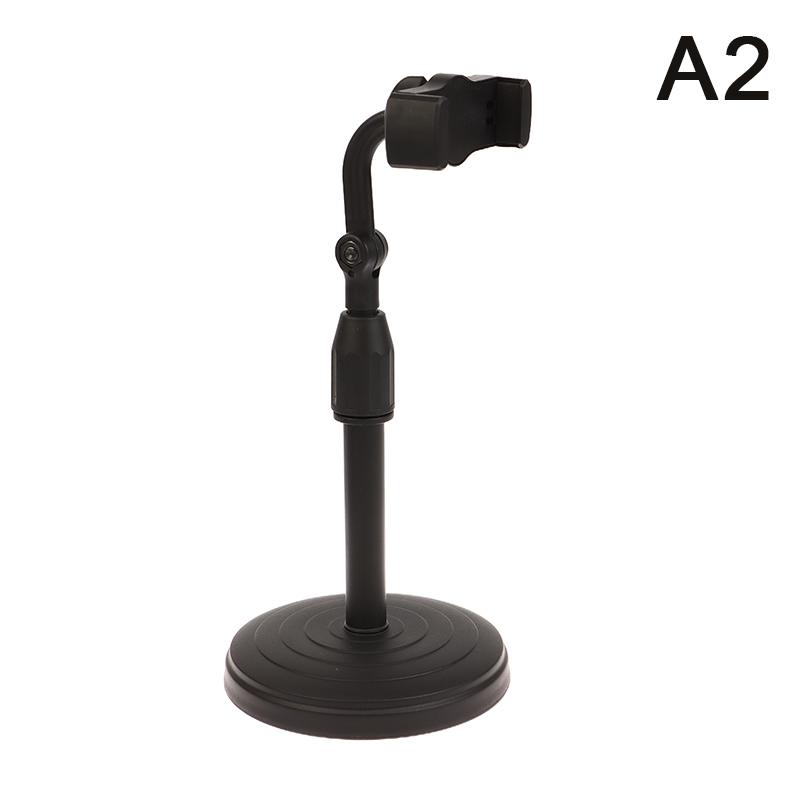 

Adjustable Microphone Stand Desktop Tripod Mini Portable Mic Stand Holder Mic Clip Holder Bracket Lightweight For Live
