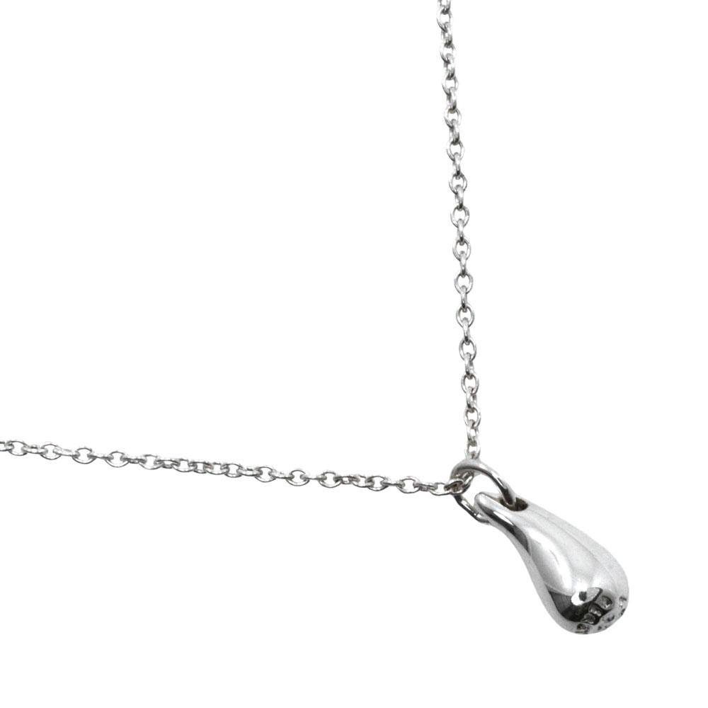 TIFFANY&Co. Teardrop Necklace Elsa Peretti Silver925 1.8g Women Used