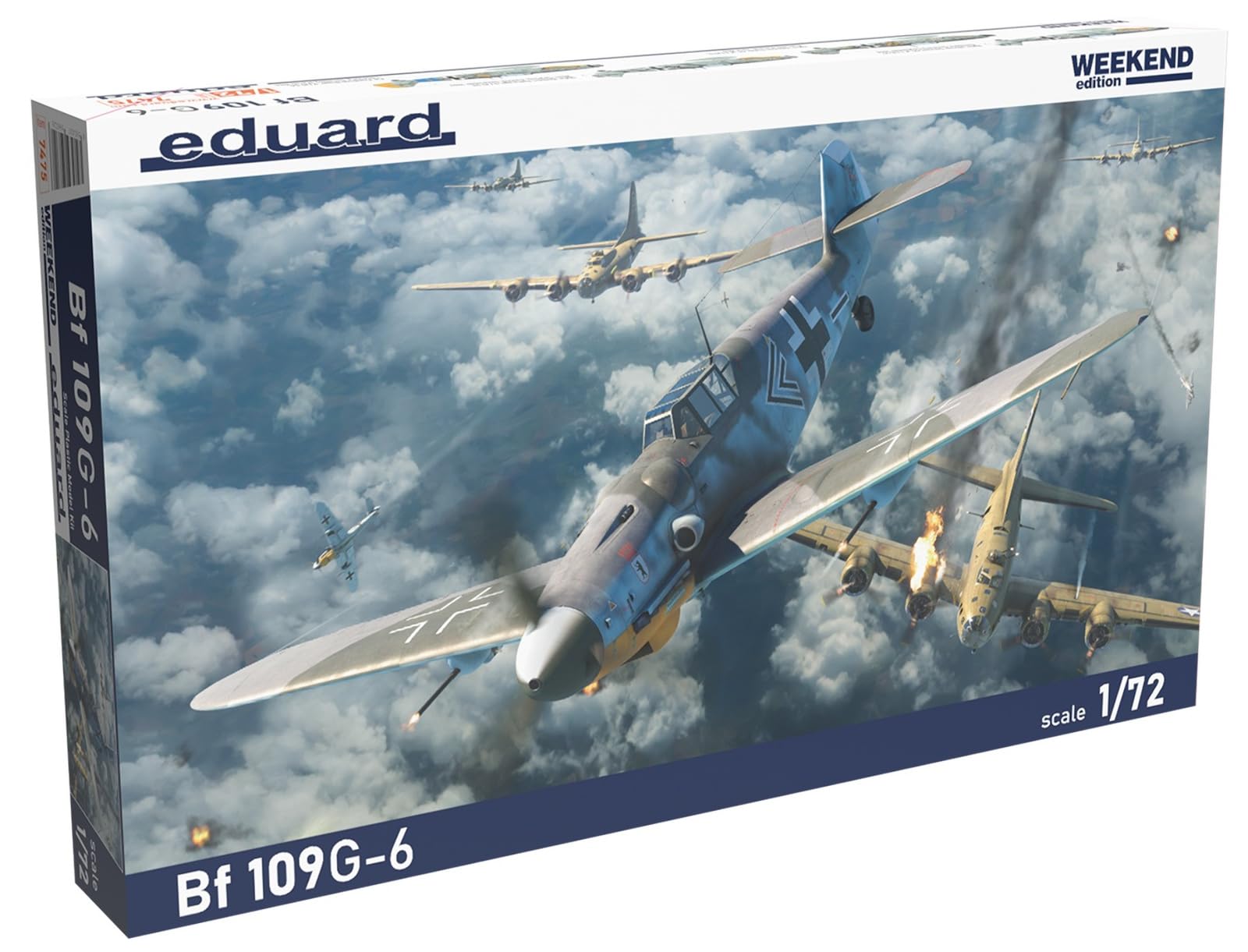 

Eduard Weekend Edition Plastic Model EDU7475 1/72 Bf109G-6 (Airplane)