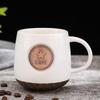 Chaxun Classic Bronze Badge Ceramic Mug