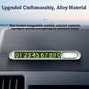 Universal Temporary Parking Card Metal Alloy Hidden Style Phone Number Card Removable Luminous Car Parking Sign Car Accessories