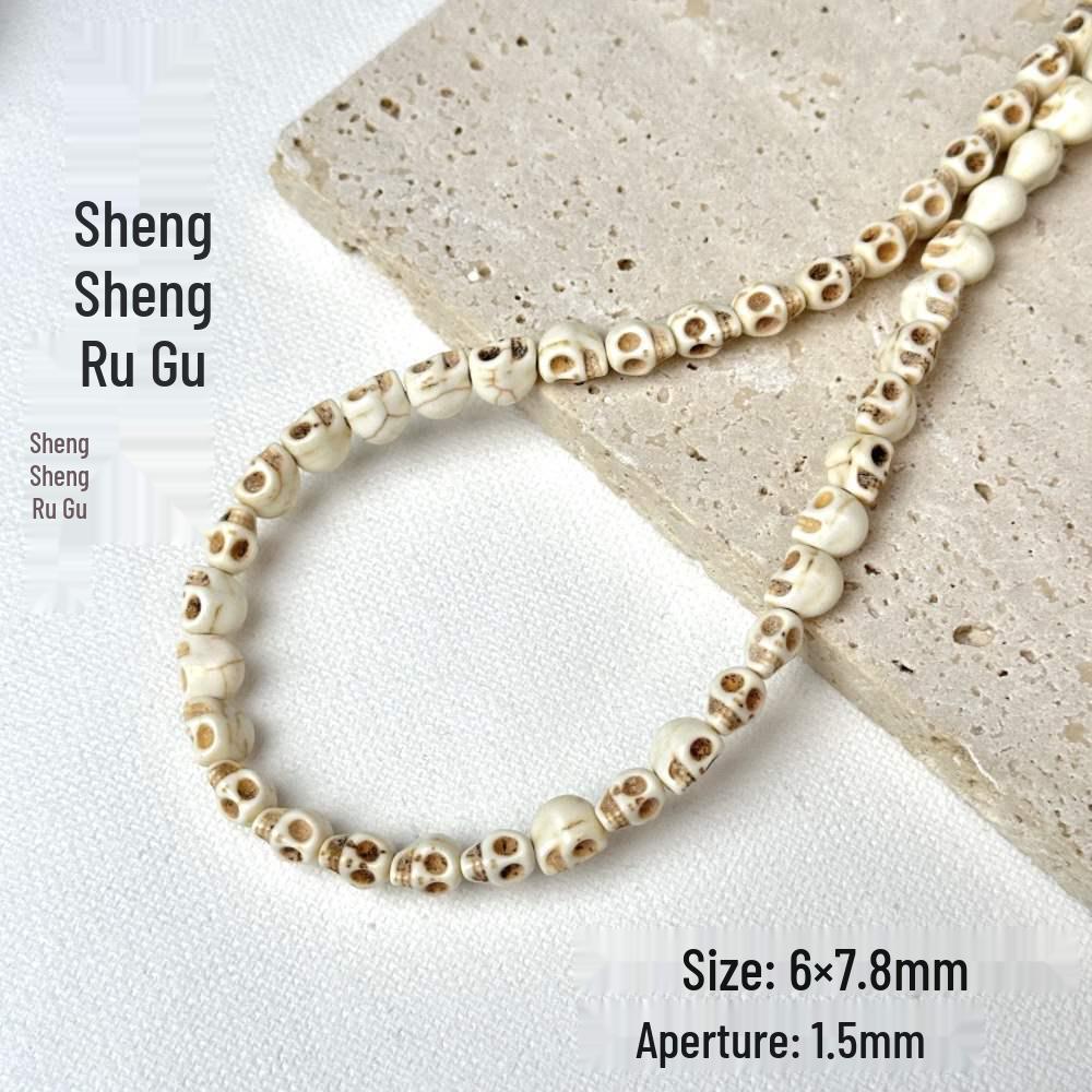 Versatile White & Turquoise Spacer Beads for DIY Jewelry Making - Bracelets, Necklaces, Accessories