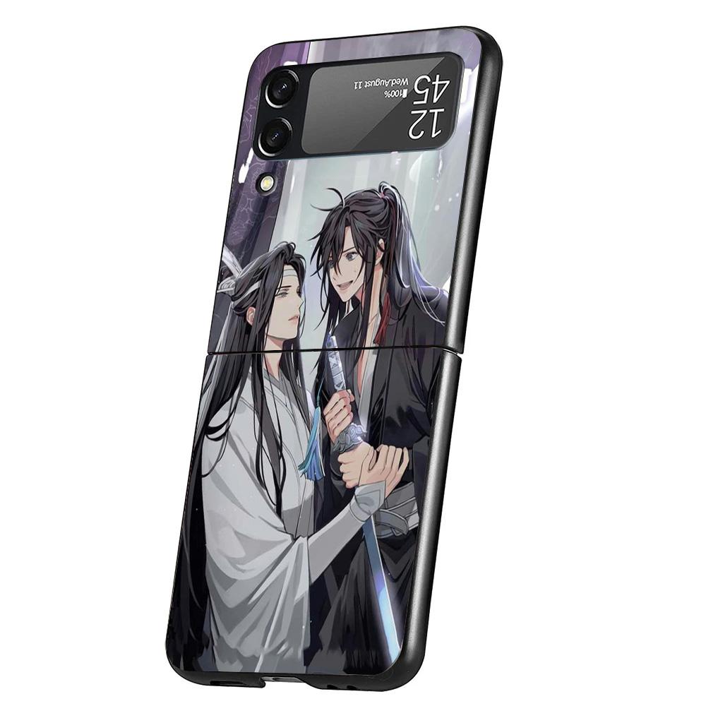 Anime Mo Dao Zu Shi Cover Phone Case For Samsung Galaxy Z Flip 7 6 5 4 3 5G Flip7 Flip6 Flip5 Flip4 Flip3 Black Fundas Shell Gal