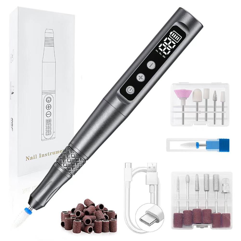 Electric Nail File & Polisher: Professional Cross-Border Manicure Grinder