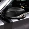 Real Carbon Fiber Side Mirror Add On Cover Caps For INFINITI Q50 Q70 2014+