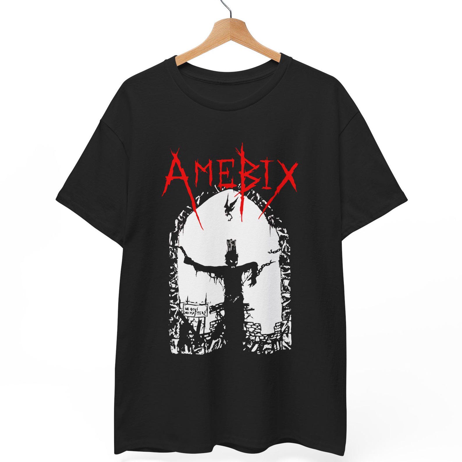 Amebix T-Shirt, Crust Punk Band Tee, Anarchist Design 3XL
