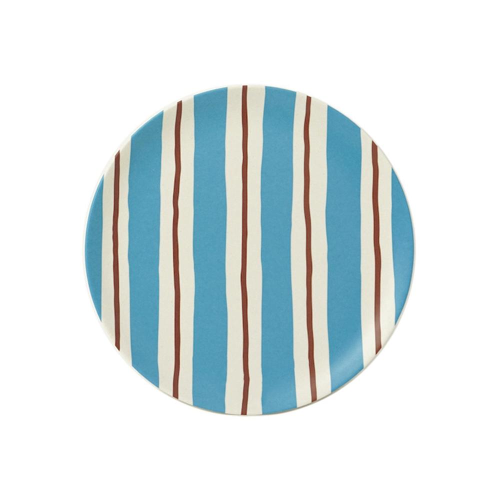 Natural Bamboo Fiber Plates Dinnerware Modern Creative Pattern Reusable Unbreakable Plates