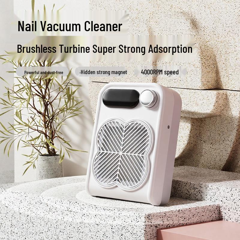 Adjustable Speed Nail Dust Collector with Circulating Filter for Home Manicure