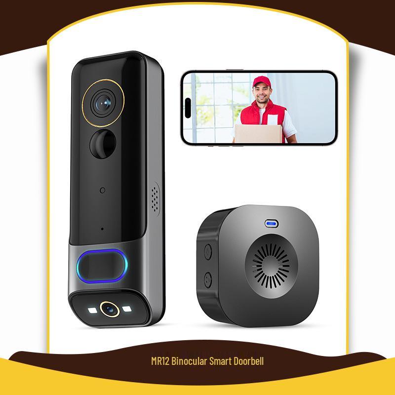 Dual-Lens G50 WiFi Smart Doorbell with Full-Color Video & Two-Way Audio