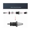 CAT40-ER40-80 CNC Tool Holder Mechanical Parts Precision Tool Holder Collet Chuck  CNC Milling