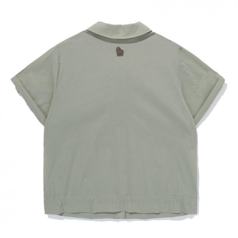 W String Short Sleeve Shirt