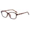 New polygonal box optical mirror simple plain anti-blue flat mirror myopia frame ins wind tip