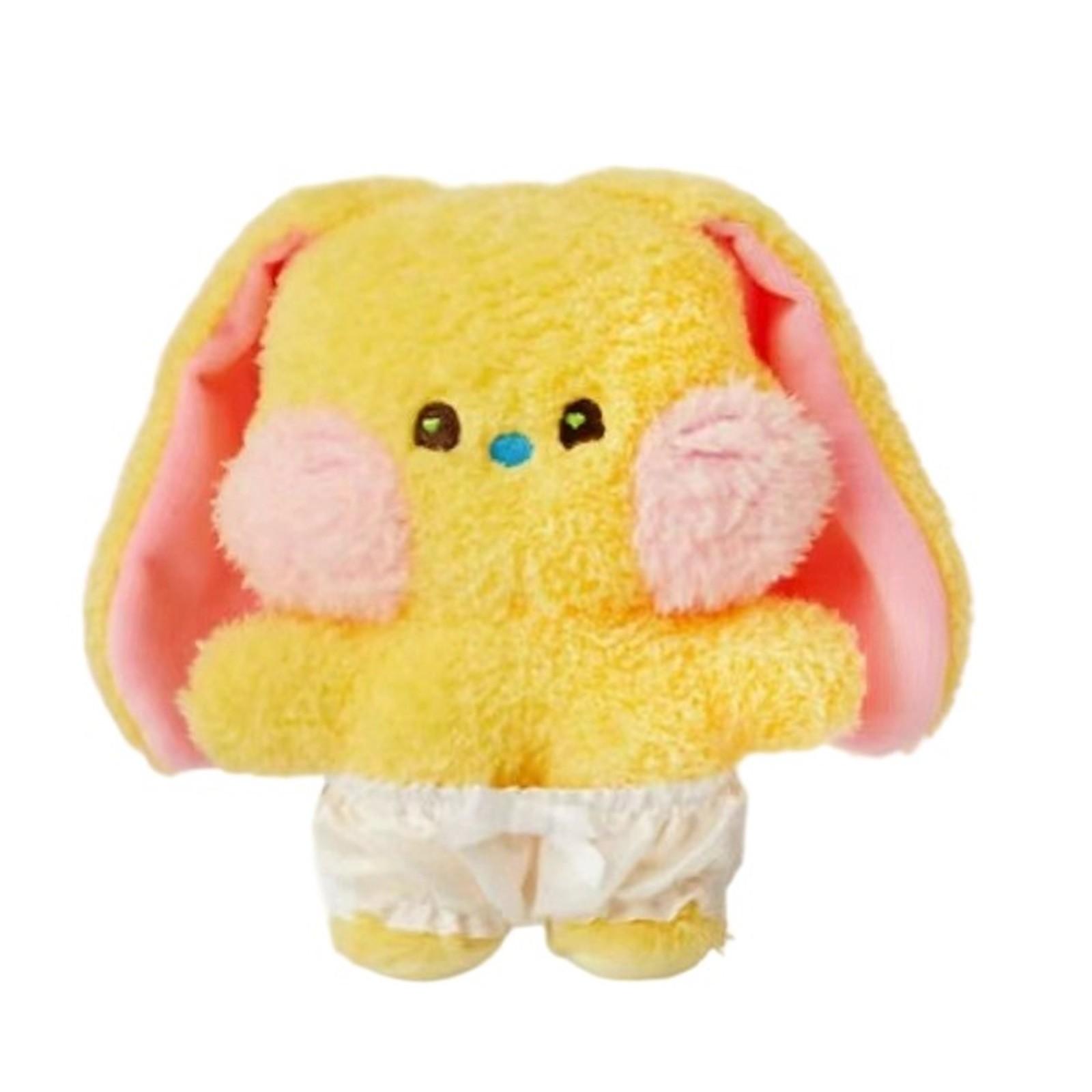 

Плюшевая кукла с цепочкой из бусин, подвеска для рюкзака, плюшевая кукла One Size жёлтый