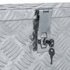 Vidaxl Aluminiumkiste, 61,5 x 26,5 x 30 cm, Silber