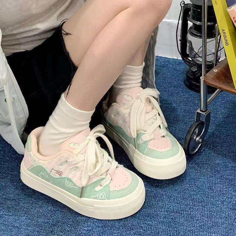 

Милые туфли-лодочки с бантом, женские новые универсальные нишевые туфли на платформе, белые туфли-хлеб 40