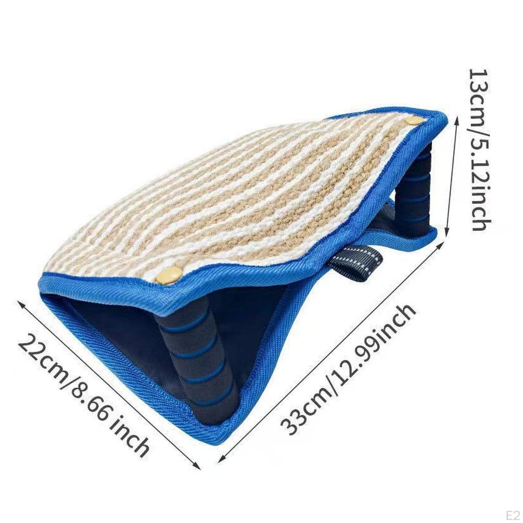 Dog Bite Pillow Tug Toy Lightweight Training Equipment, Sturdy Puppy Biting Sleeves Tear