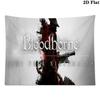 Bloodborne Wall Tapestry Aesthetic Wall Hanging Printed Fabric Blanket Decorative Tapestries for Bedroom Living Room Home Decor
