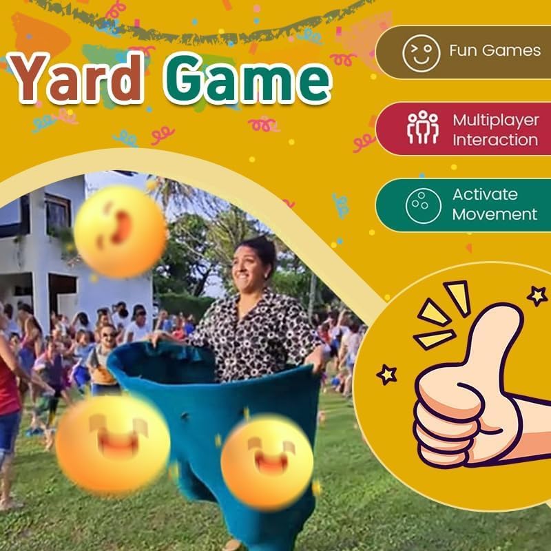 Granny Pants Yard Game,Granny Pants Outdoor Game with Bouncy Balls,Giant Outdoor Recreational Tossing Games,Team Relay Family Reunion Party Field Game