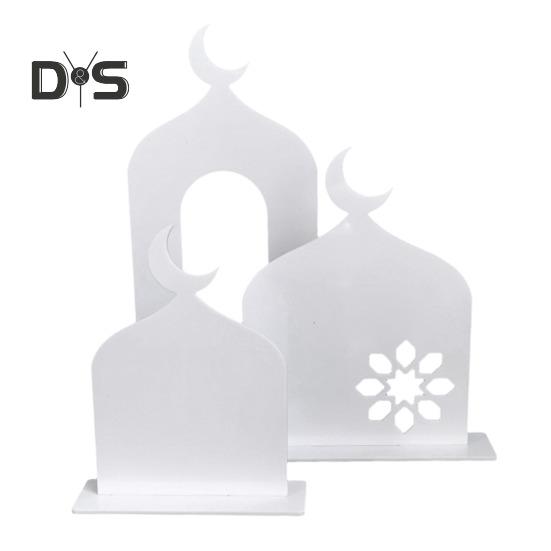 

Знак для стола Ид, стоящее украшение на Рамадан, акриловое украшение Мубарак для домашней вечеринки Ид, центральное украшение для камина A