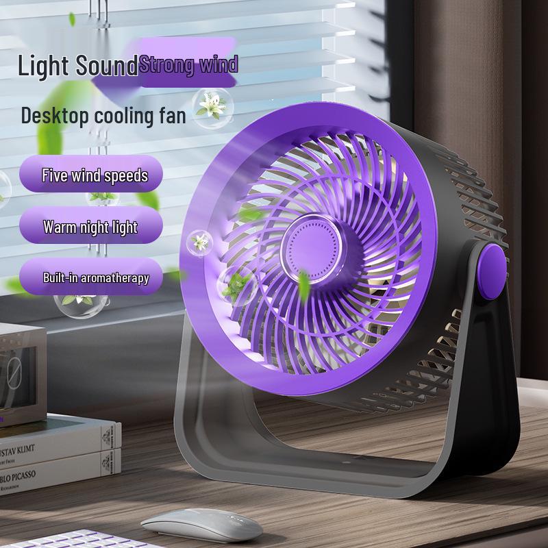 Portable Multi-speed USB Desktop Fan for Small Spaces