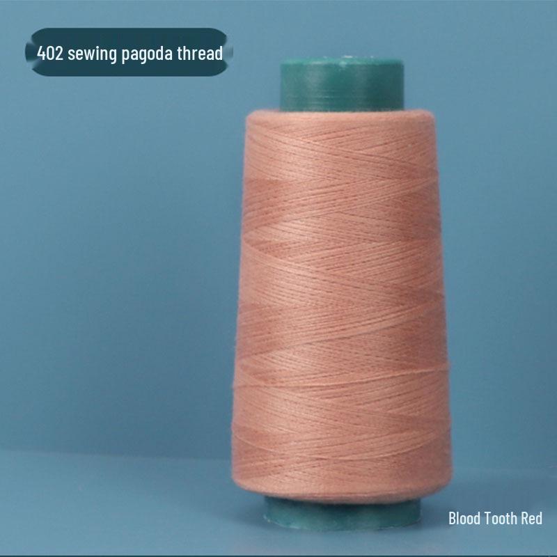 402 Polyester Thread: Black & White Sewing Thread for Hand Needlework and Household Sewing Machines