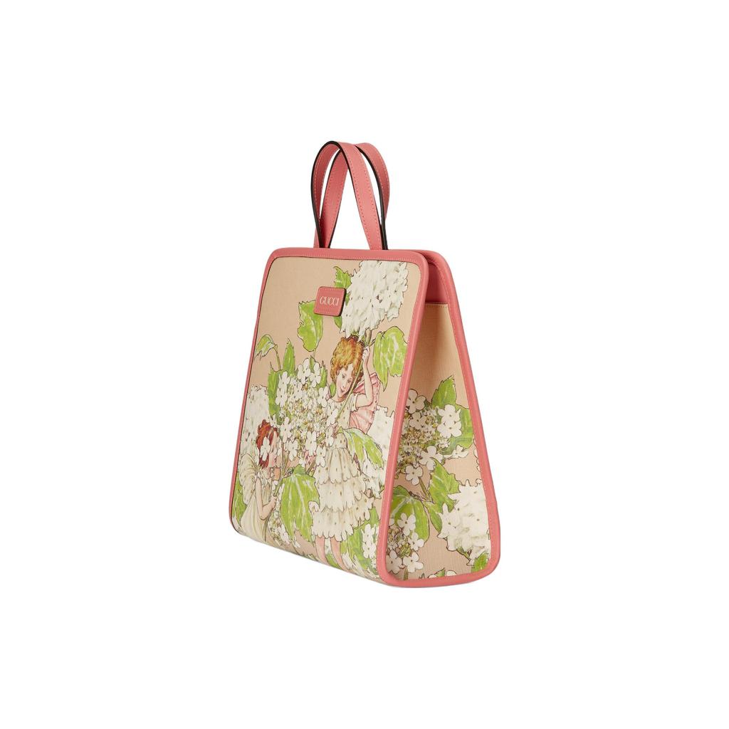 Gucci Tree Fairy Print Tote Bag Kids Tote Light-Pink 605614-U5NAN-5761
