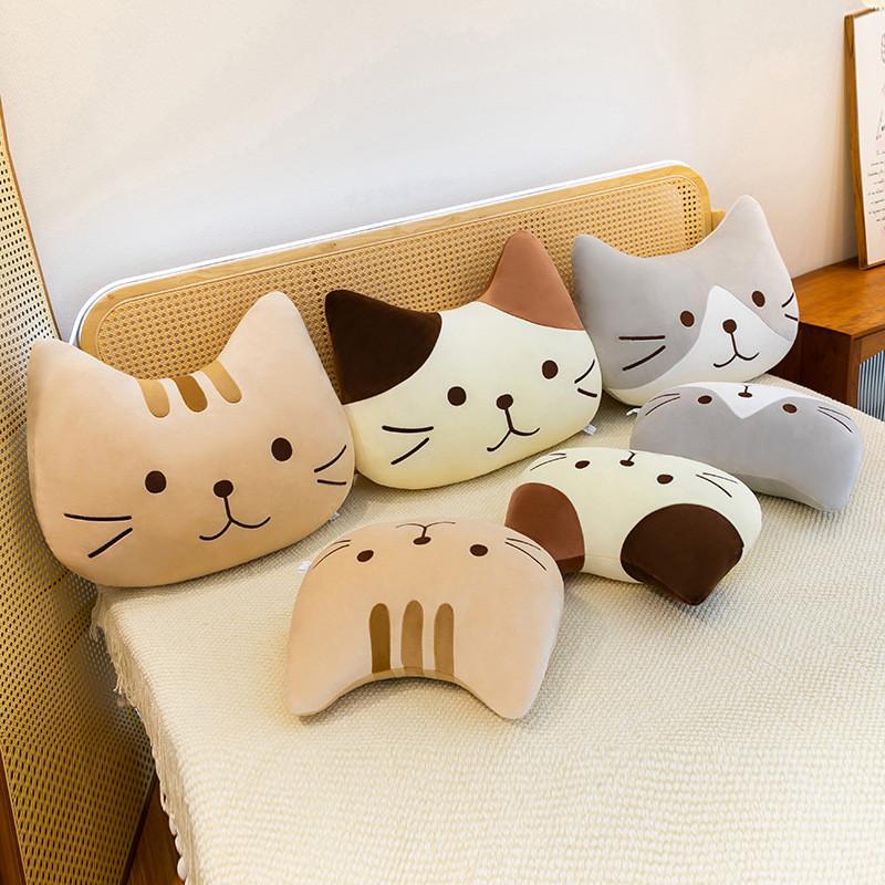 Almohada de Peluche de Gato con Diseño de Dibujos Animados Para un Sueño Acogedor y Para Regalar