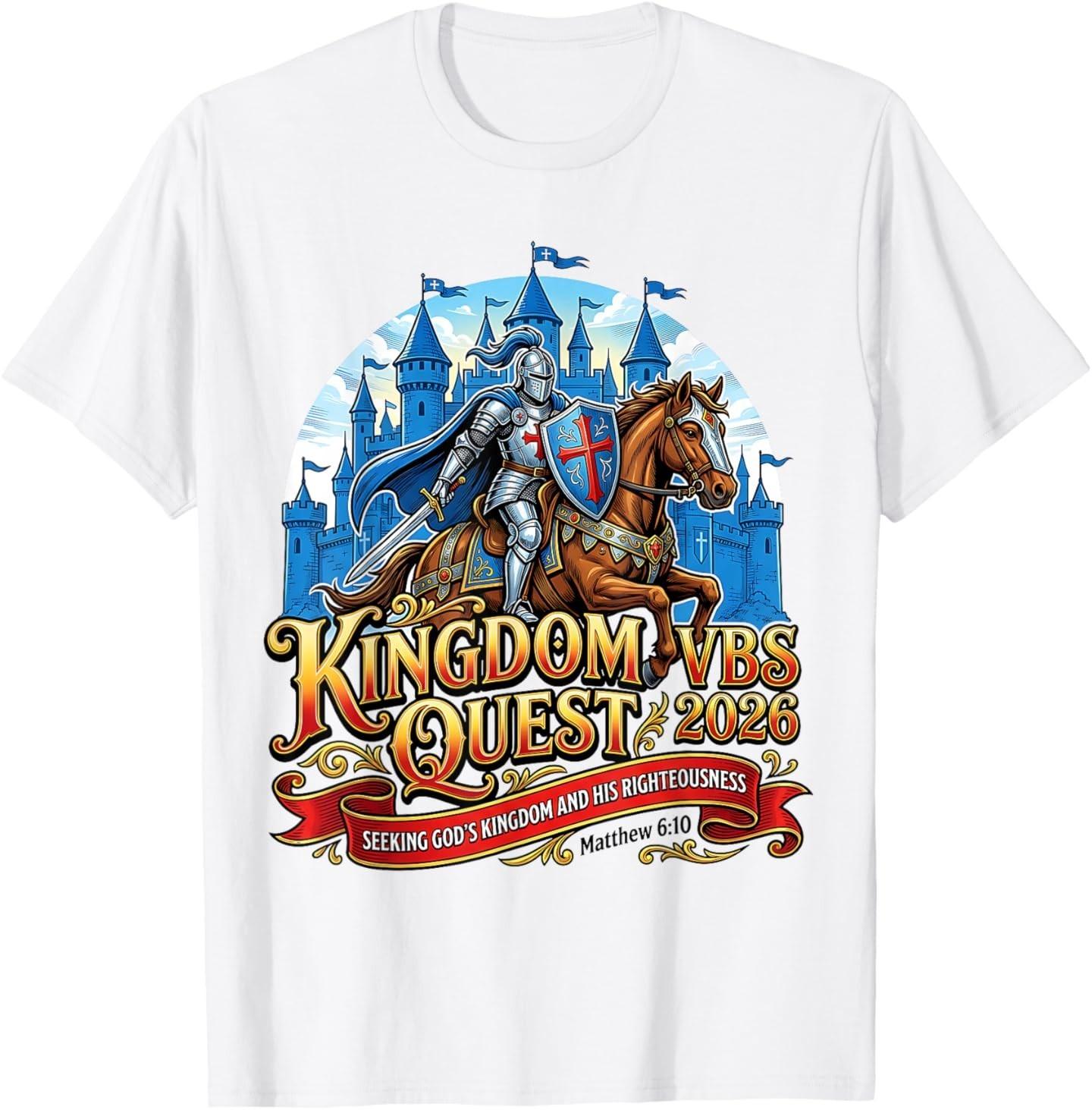 Kingdom Quest VBS 2026 Epic Journey Ministry T-Shirt S