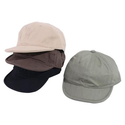 Japanese Style Short Brim Baseball Cap Solid Color Peaked Cap Simple Sun Hat  Outdoor