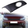 Front Bumper Right Side Fog Light Grille Trim Cover with Chrome Ring for VW Touran 2011-2015 Caddy 2011-2015 Replacement Parts