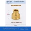Qianhua Zhike Copper Double Internal Thread Straight Connector