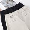Women's Tencel-Cotton Wide-Leg Pants - High-Waist Loose Fit, Slimming Straight-Leg Style for Spring/Summer 2025
