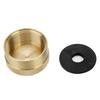 Portable Brass Propane Canister Cover Propane Tank Caps Durable Lid Cylinder Seal Brass Material Great for 1lb Cylinders