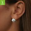 Blue Starfish Shell Ear Buckle Women, Romantic And Elegant Design S925 Sterling Silver Earrings Earrings