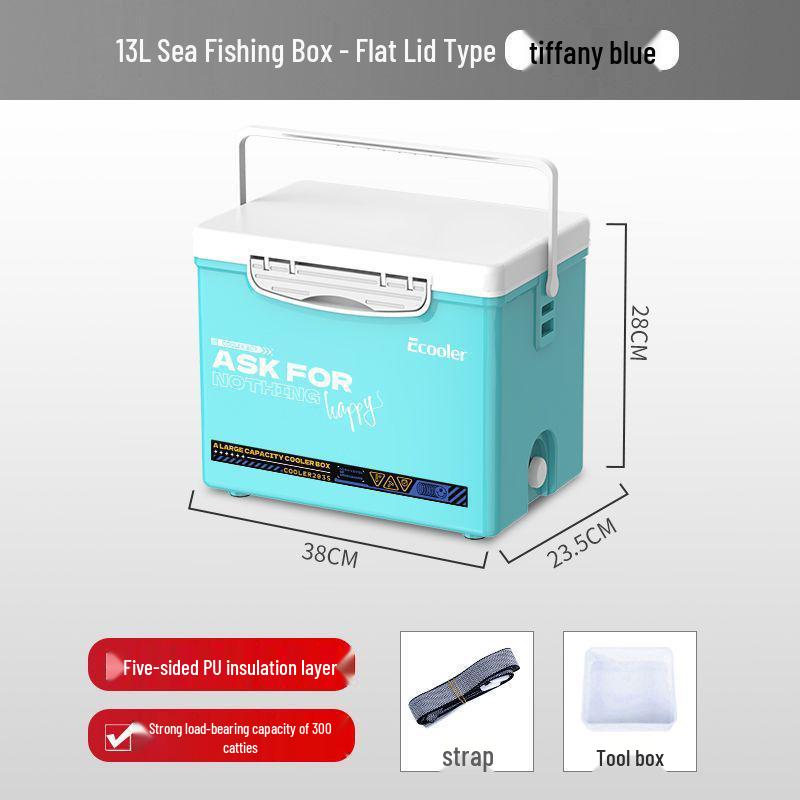 

New 2025 Lightweight Multi-functional Insulated Fishing Box for Live Fish - Small, Thickened Design for Sea and Wild Fishing