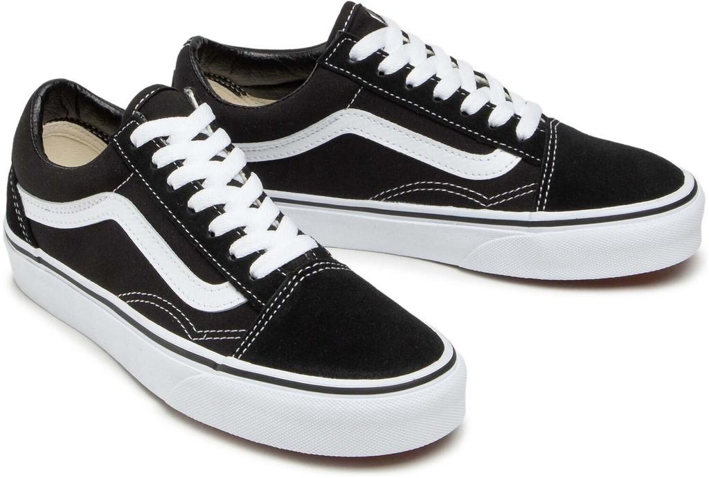 Кроссовки Vans Old Skool (Suede/Canvas) black/true white