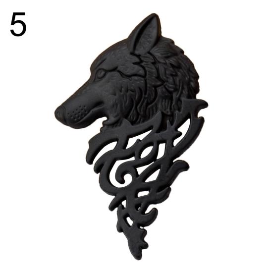 

Винтажная мужская женская брошь на лацкан в форме животного, ювелирная булавка на воротник рубашки, джинсов, куртки, значок чёрный