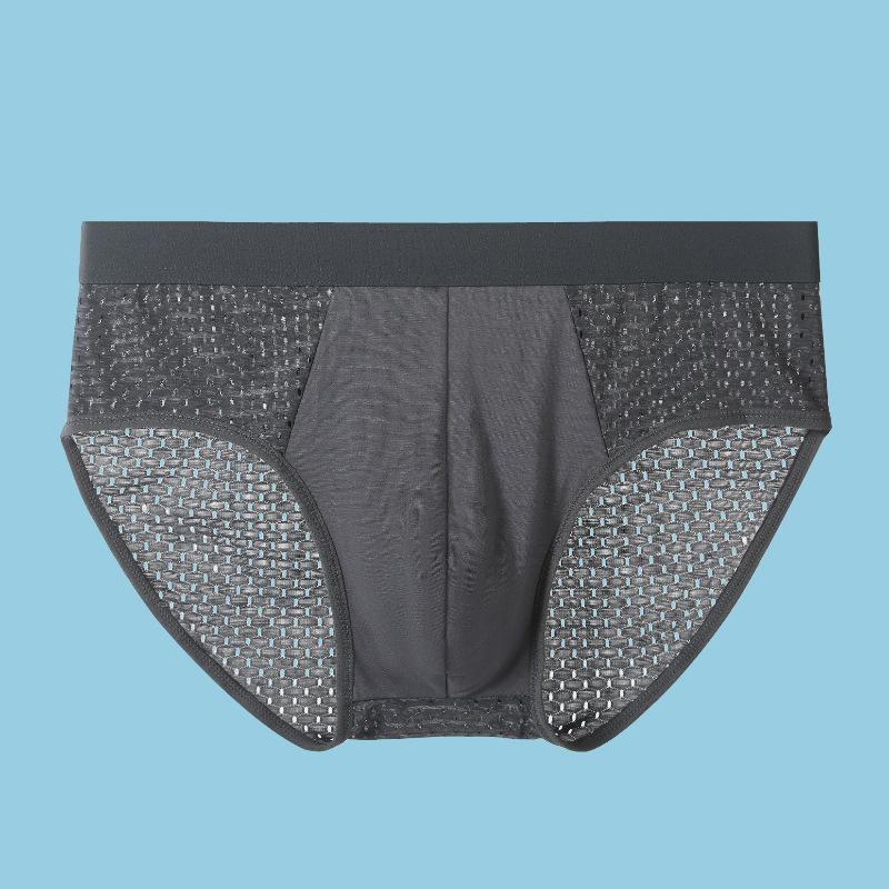 Quick Drying Mesh Mesh Ice Silk Men's Triangle Underwear Men's Modal Breathable Underwear