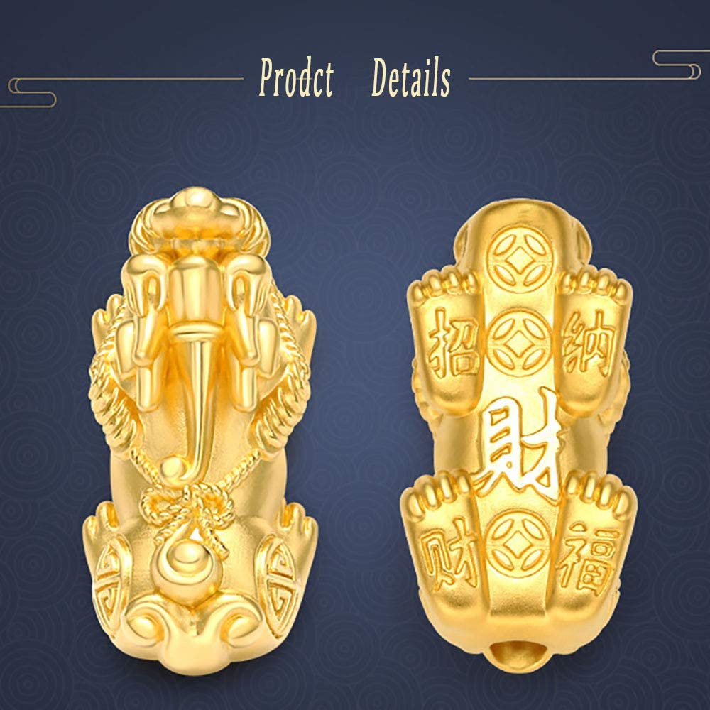 Bracciale Feng Shui Con Pixiu E Gemma Ossidiana – Portafortuna E Protezione Intagliato A Mano