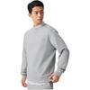 Li Ning China Color Series Solid Color Round Neck Pullover Casual Long Sleeve Sweatshirt Men sweatshirt Flower-Gray AWDU657-15