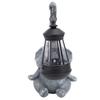Elephant Statue Solar Light Sculpture Decor Yard Decoration Solar Light Outdoor Garden Statue for Ba