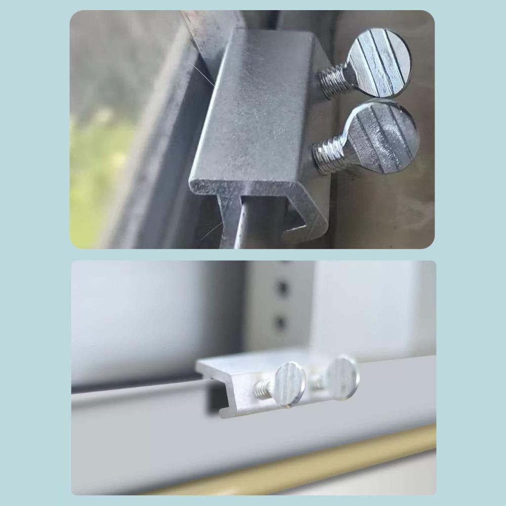 Aluminum Alloy Window Lock Stopper Sliding Security Sliding Door Clips Fixed Limit Device  Window