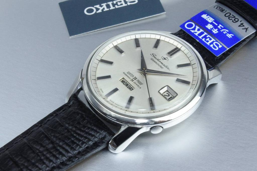 This is a 1964 Seiko Sportsmatic Weekdater a automatic wristwatch with 26 featuring the same model number d for the Tokyo It has a rare, Ref.