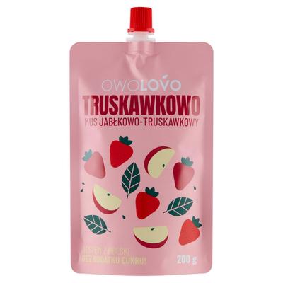 Owolovo Truskawkowo Apple and Strawberry Puree 200 G