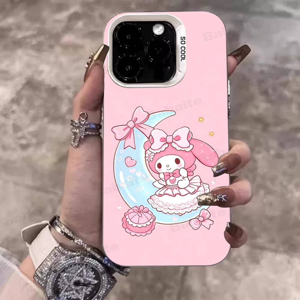 Cute M-My M-Melodys Phone Case For IPhone 17 16 15 14 13 Pro 12 11 Pro Max PLUS Color Back Cover