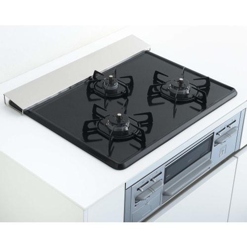 Yoshikawa Gas Stove Exhaust Vent Cover, Oil Splash Guard, 60cm x 9.8cm Deep, Silver, Made in Japan, Induction Cooktop Grill Cover (Product Number 1621